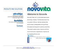 Tablet Screenshot of novovita.com